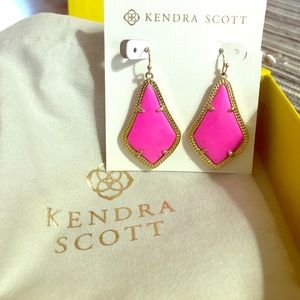 Kendra Scott Alex Earrings in Hot Pink